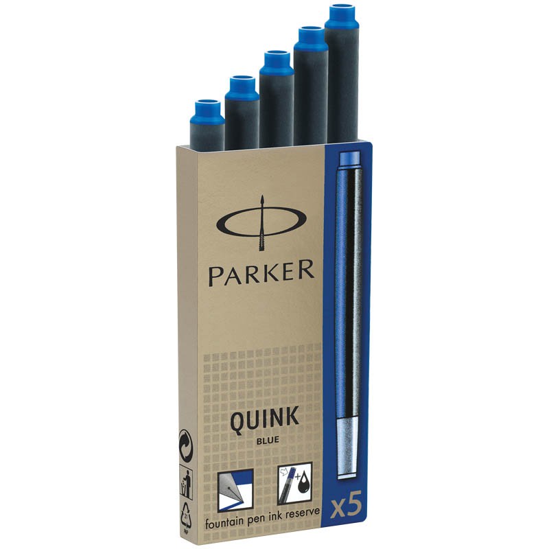 Картриджи чернильные Parker Quink синие, 5шт., европодвес 145,32.jpg