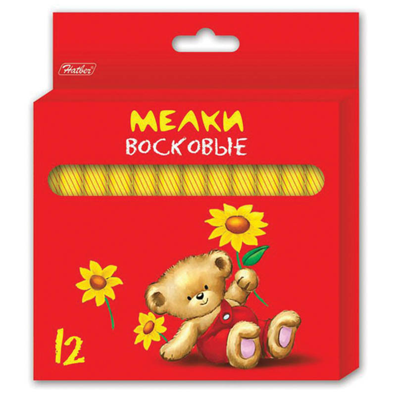 Мелки восковые Мишка, 12цв., картон. уп., европодвес 35,40.jpg