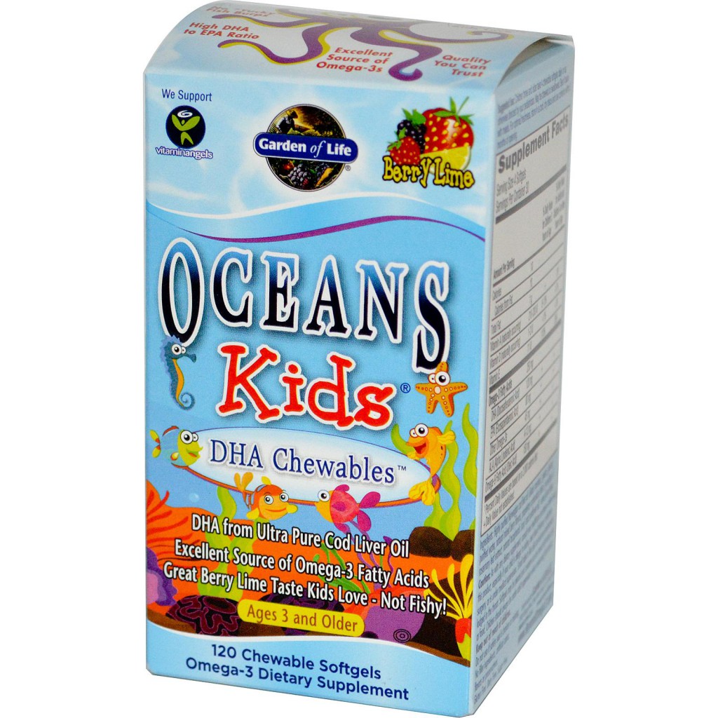 Garden of Life, Oceans Kids, DHA Chewables,  ң   ,  , 120  