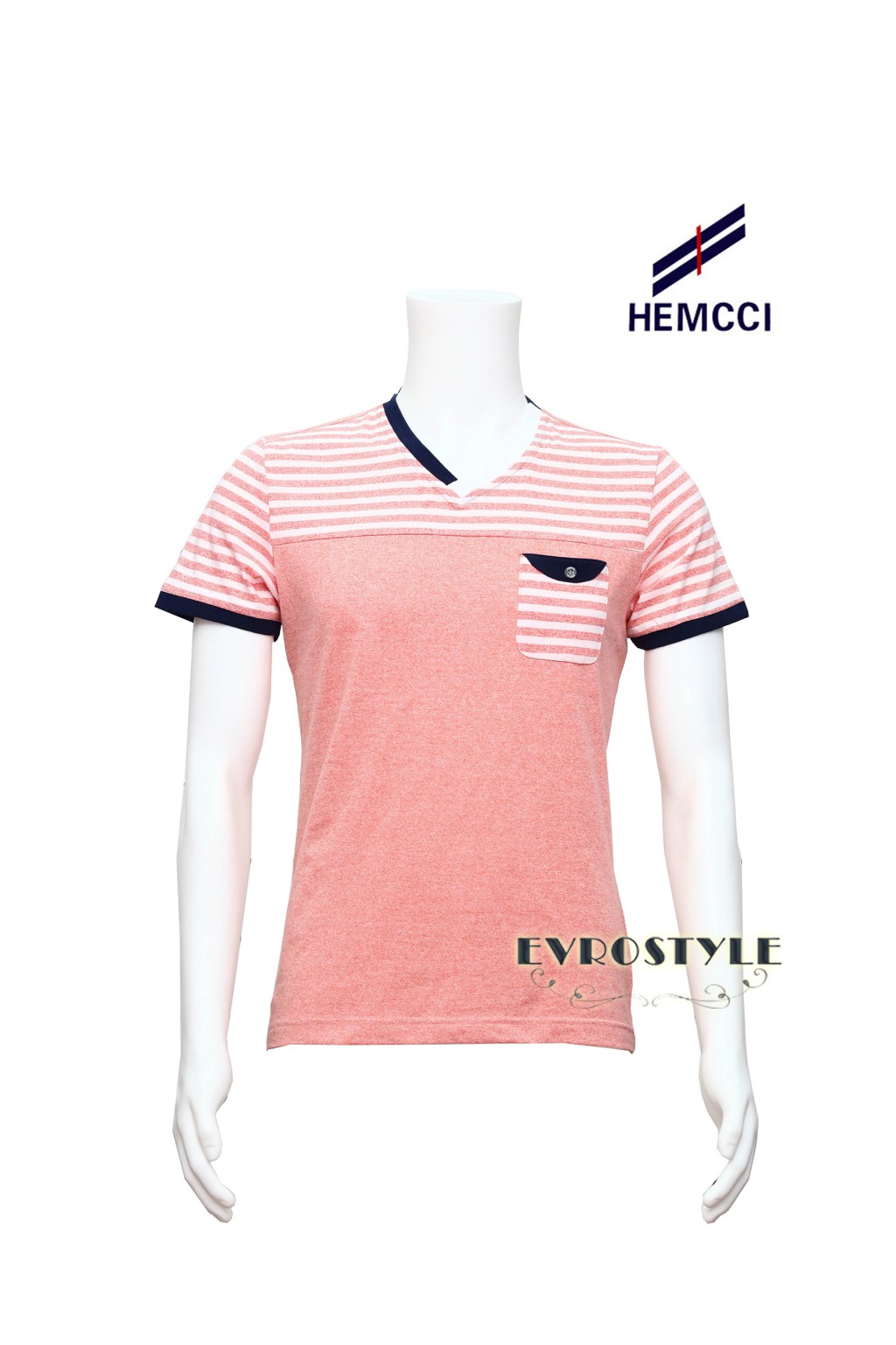 мужская рубашка из хлопка HEMCCI HB1205