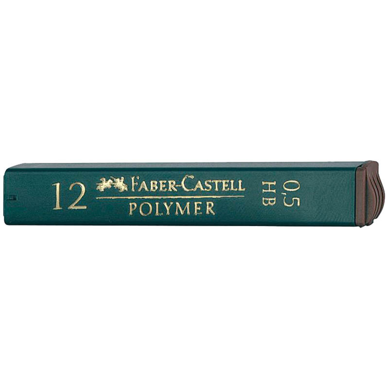 Грифели для механических карандашей POLYMER, 12шт., 0,5мм, HB 22,40.jpg