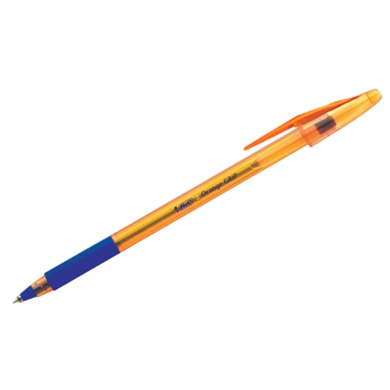Ручка шариковая Orange Grip, синяя, 0,8мм, грип 18,60.jpg