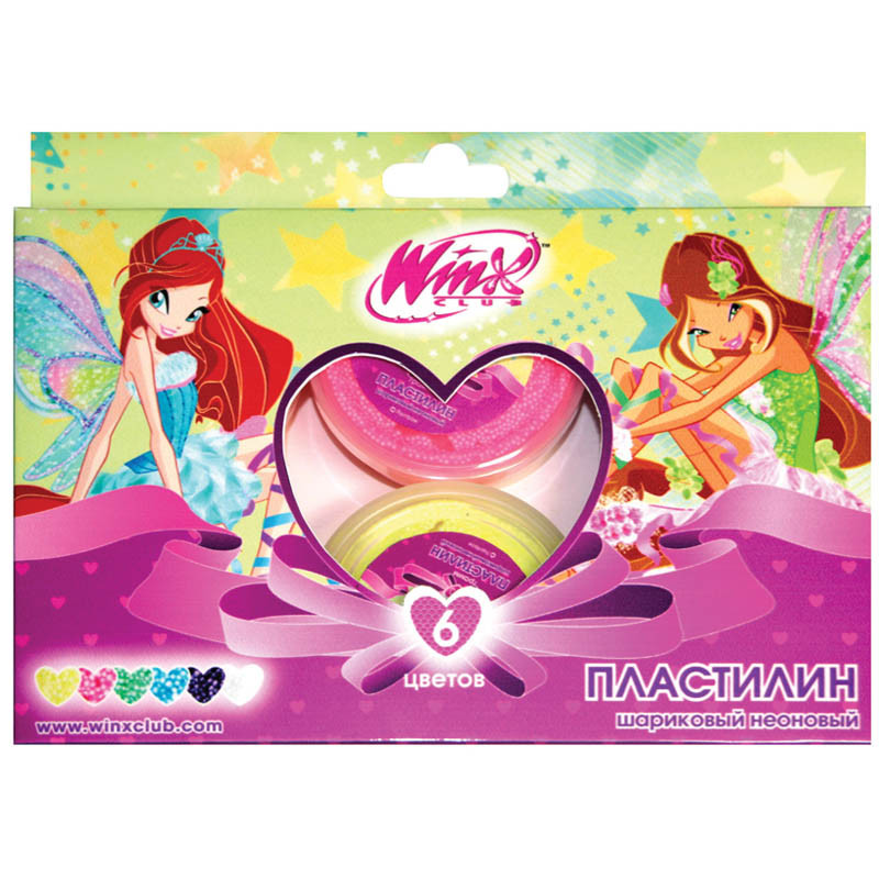 Пластилин Winx 06 цветов, 14гр., шариковый, неоновый, европодвес 117,36.jpg