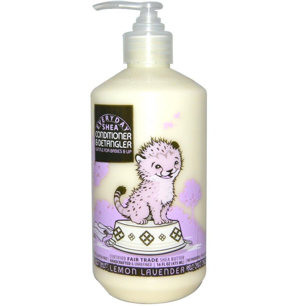 Everyday Shea, Shea Butter Conditioner & DeTangler, Calming Lemon-Lavender, 16 fl oz (475 ml)