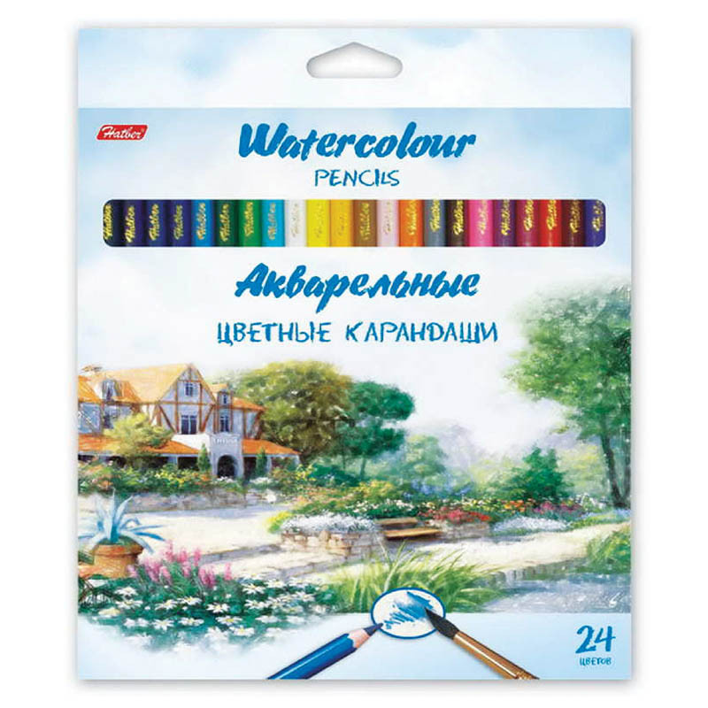 Карандаши акварельные Пейзаж 24цв., картон. уп., европодвес 208,44.jpg