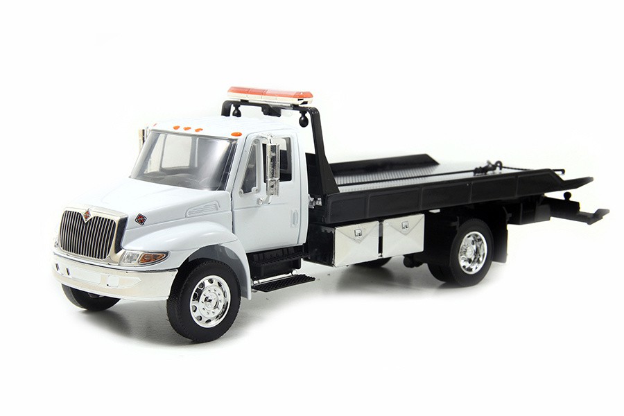 92351-WHITE 24 International Flat Bed Tow Truck Durastar - 2079,07.jpg