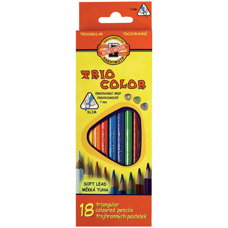 Карандаши TRIOCOLOR 18цв., трехгран., заточен., европодвес 251,40.jpg