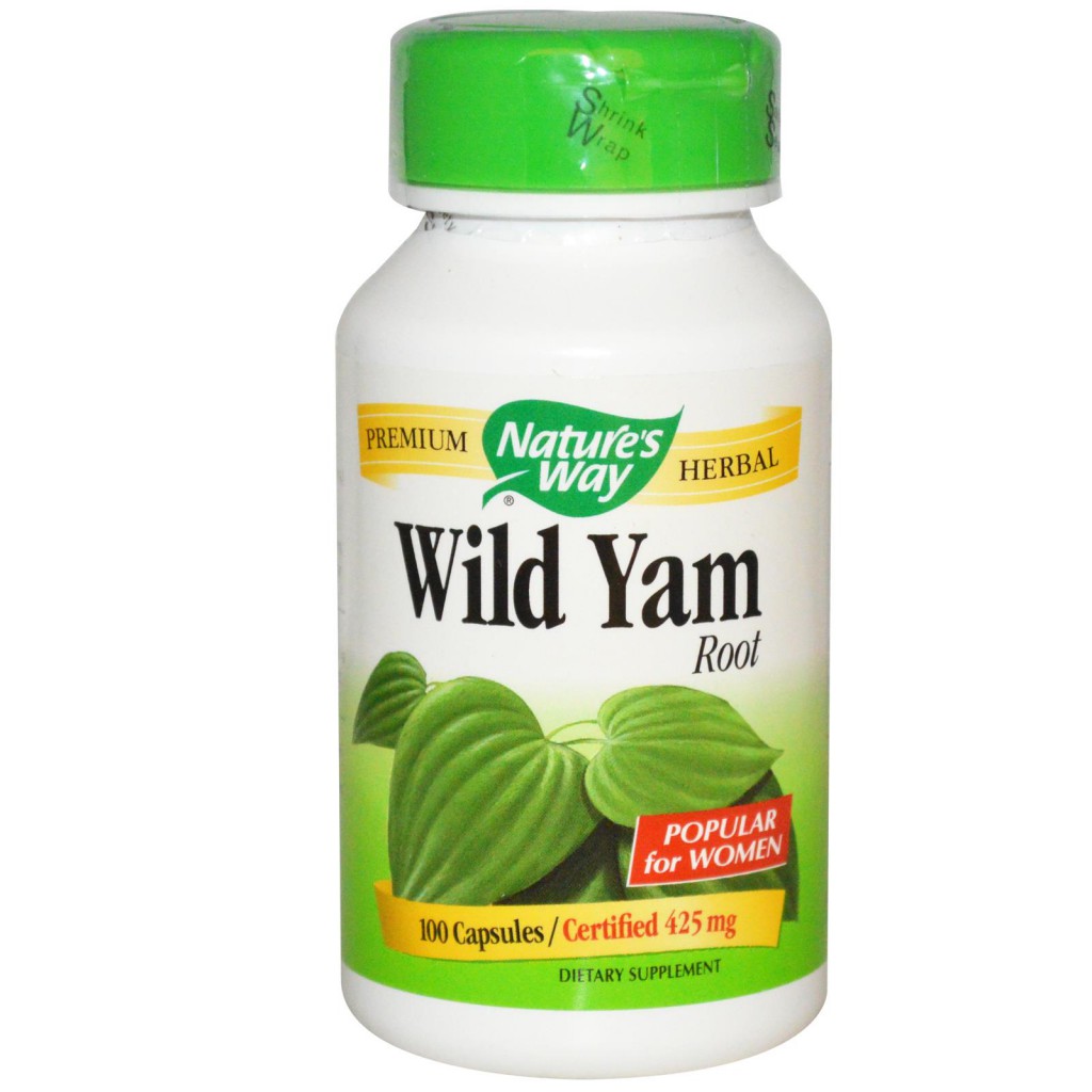 Nature's Way, Wild Yam, Root, 425 mg, 100/180 Capsules