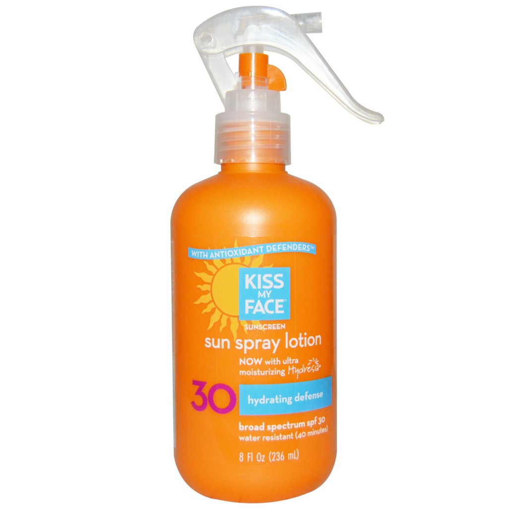 Kiss My Face, Sun Spray Lotion, SPF 30, Sunscreen, 8 fl oz (236 ml)