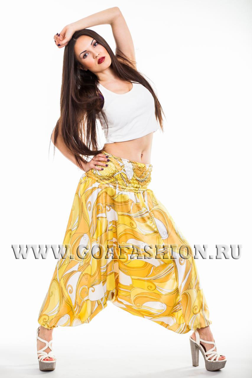 Штаны алладины желтые.550р