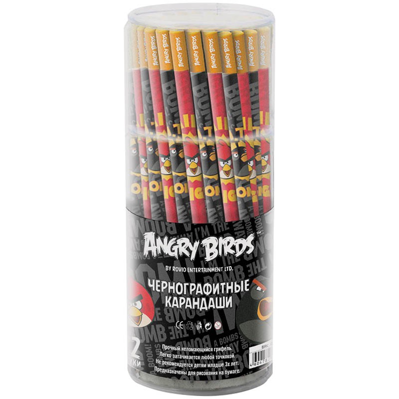 Карандаш чг Angry Birds НВ, ассорти, заточен., пластиковая туба 6,74.jpg