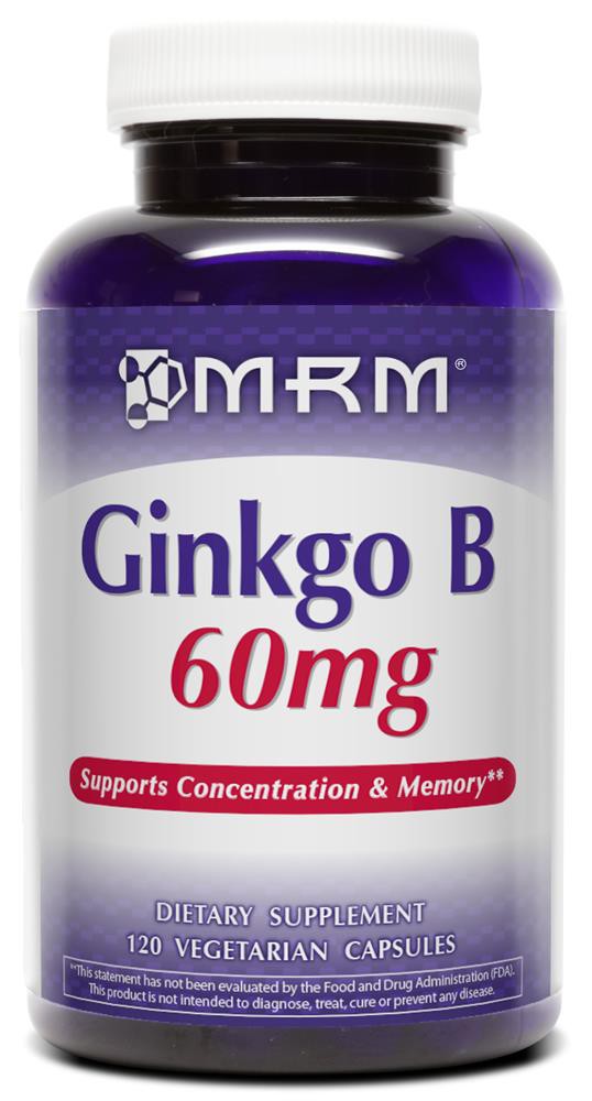 MRM, Ginkgo B, 60 mg, 120 Veggie Caps