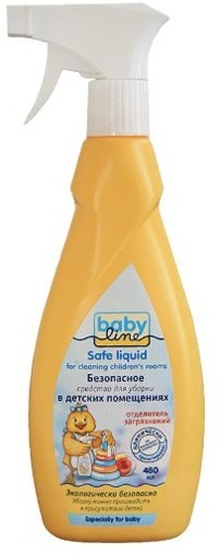 BABYLINE Безопасное средство для уборки в детских помещениях, спрей 480 мл - 198,90 руб