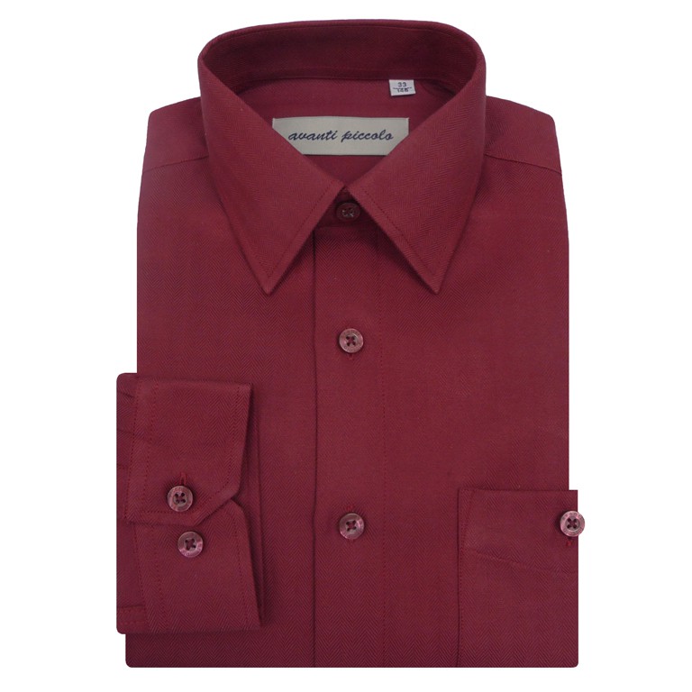 Рубашка артикул 0011-29 длинный рукав цвет бордовый цена299 руб рисунок елочка .jpeg