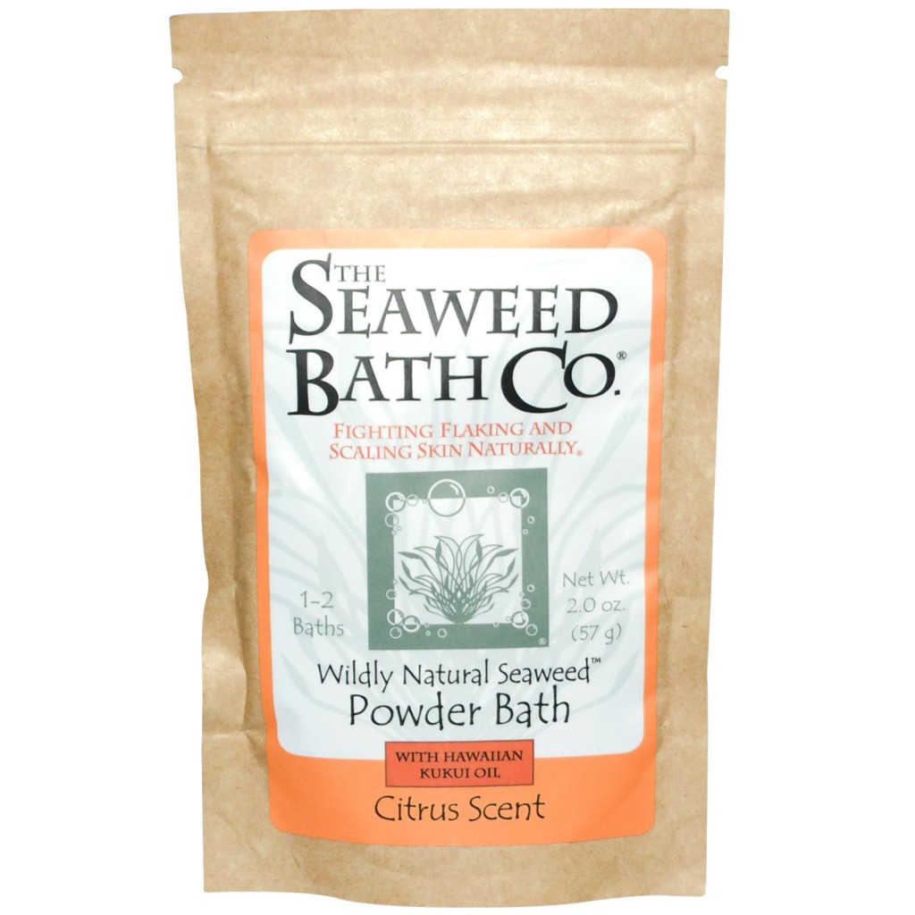 Seaweed Bath Co., Powder Bath with Hawaiian Kukui Oil, Citrus Scent, 2.0 oz (57 g)