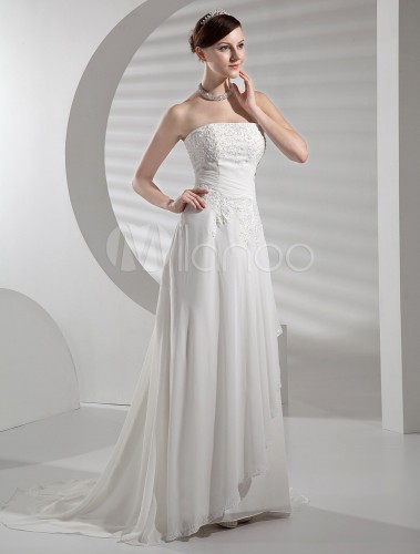 Casual-A-Line-Strapless-Chapel-TraChiffon-Satin-Wedding-Gown-3778-3.jpg