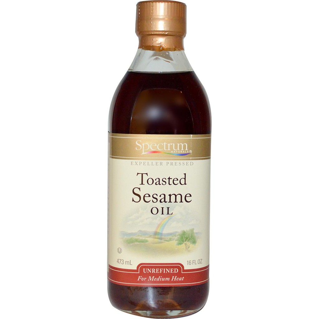 Spectrum Naturals, Toasted Sesame Oil, Unrefined, 16 fl oz (473 ml)