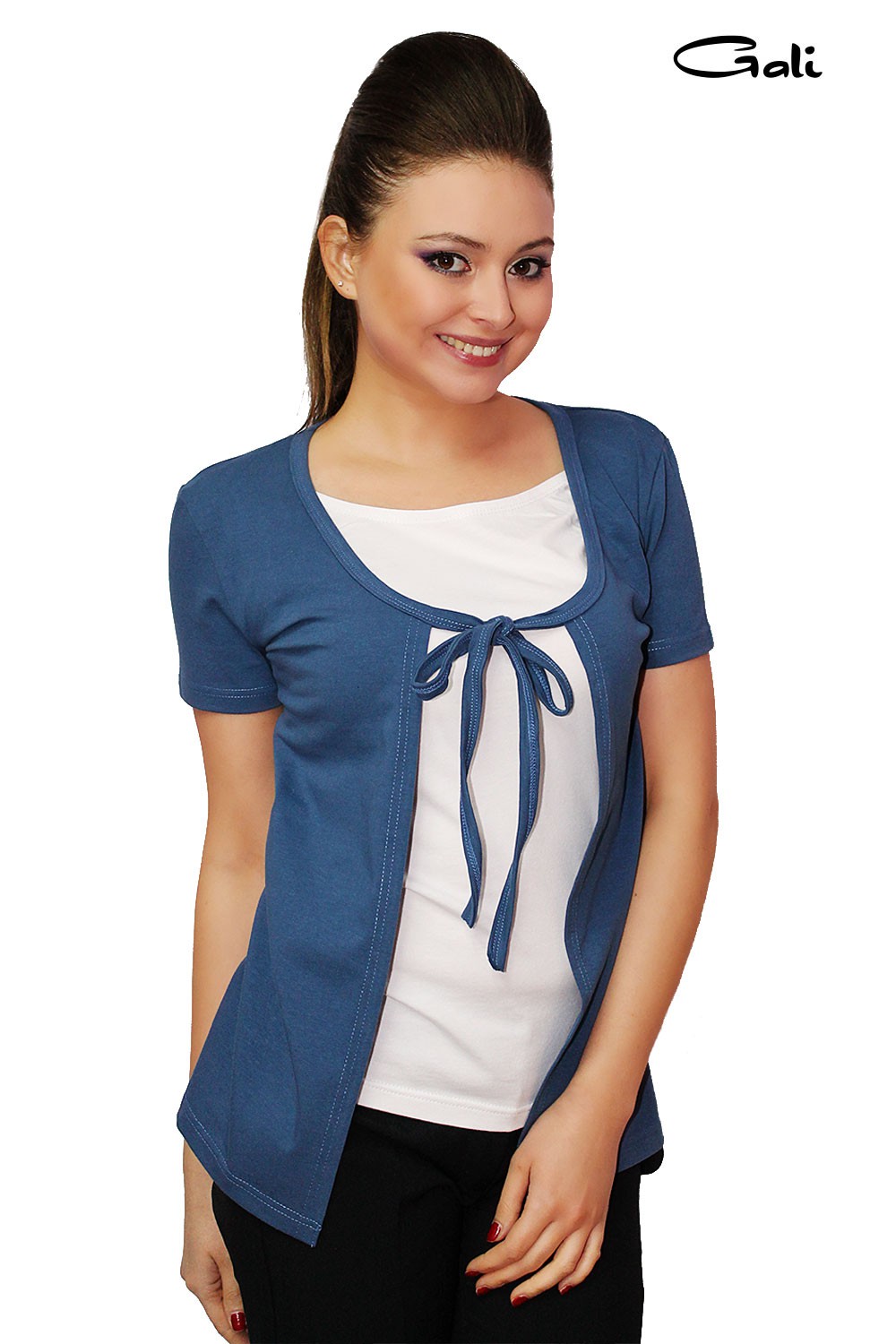 Кофточка для кормящих Артикул: 1280  Цвет: индиго