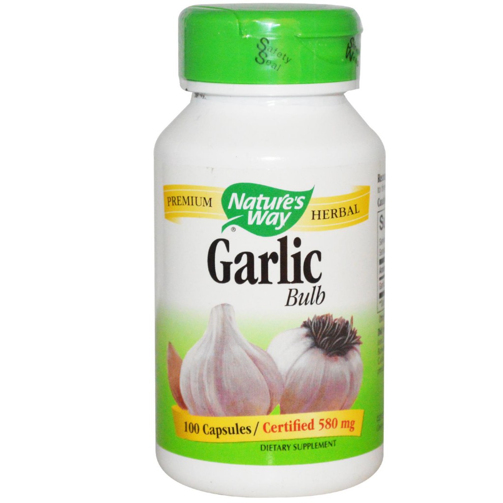 Nature's Way, Garlic Bulb, 580 mg, 100 Capsules