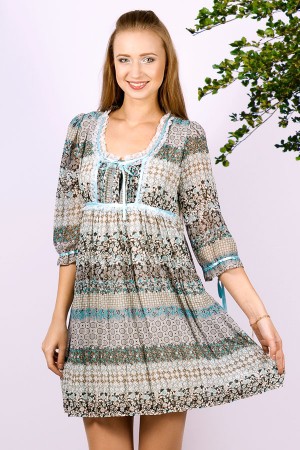 Платье шифоновое с кружевной отделкой. Арт.3167 р-ры 36-42 990р.jpg
