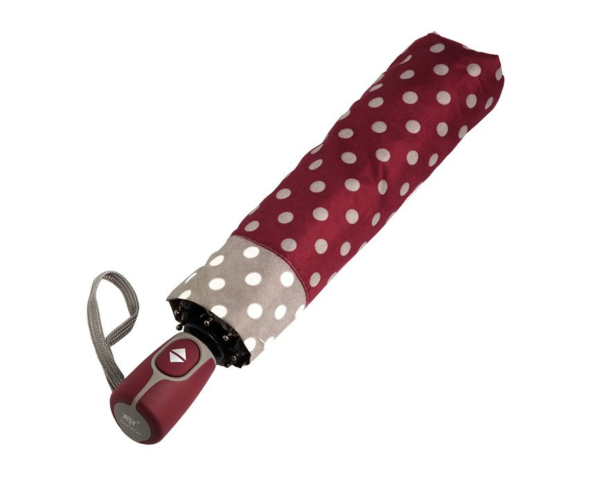 500 .  Polka  Z018 RED - GREY