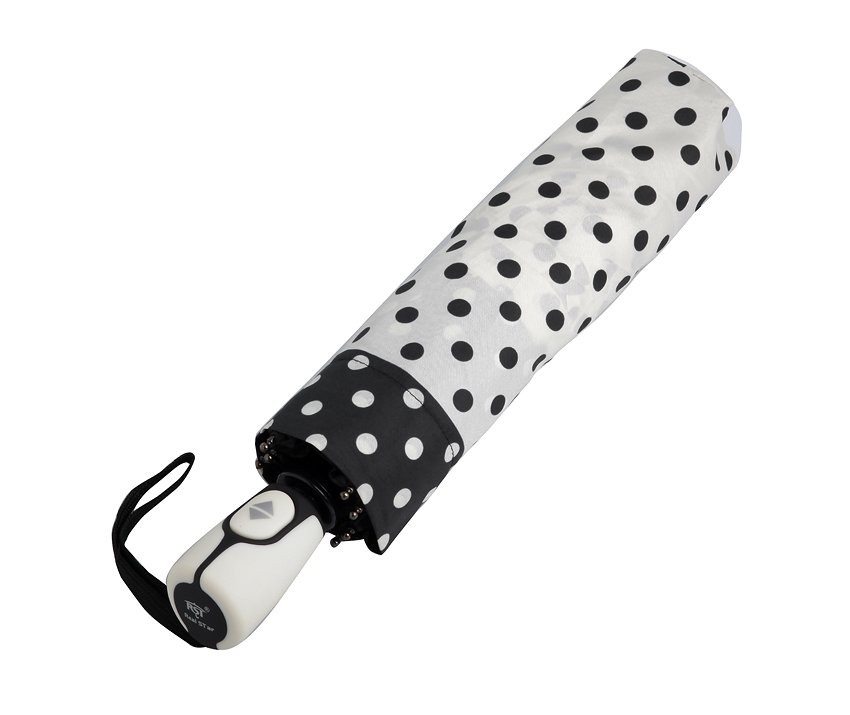 500 .  Polka  Z022 WHITE-BLACK