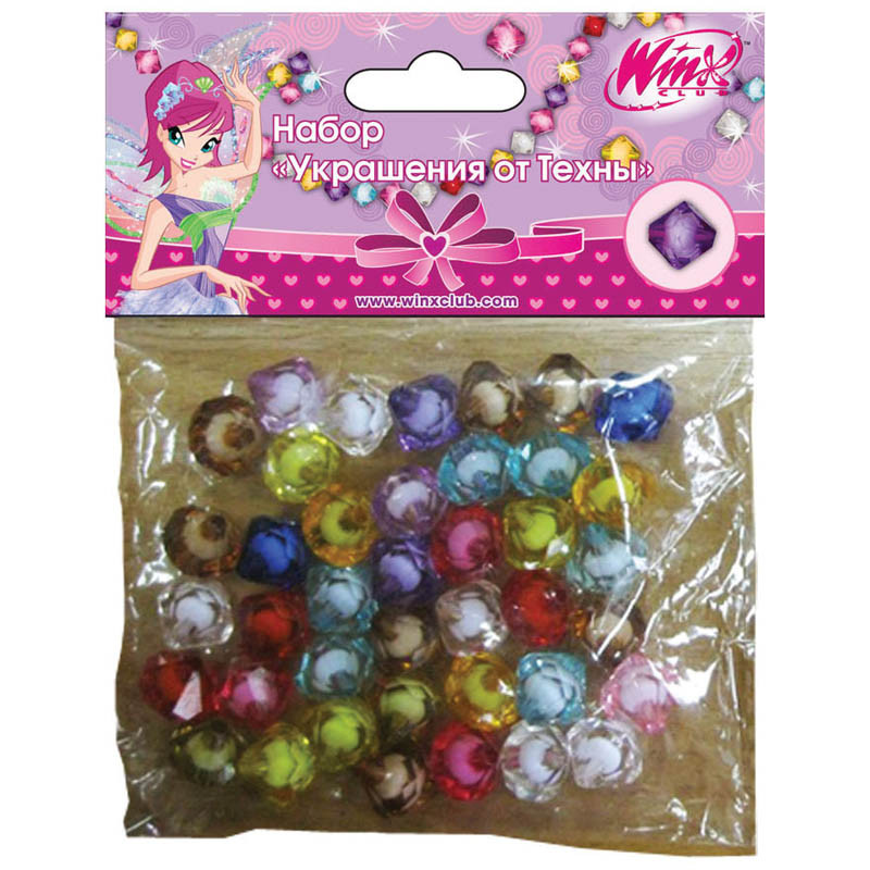 Набор для изготовления бус Winx-Украшения от Техны, пластик, кристаллы 30,15.jpg