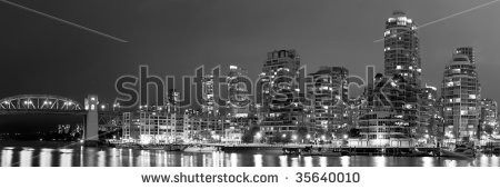 Stock-photo-a-black-and-white-panorama-with-an-aspect-ratio-of-of-false-creek-in-vancouver-at-nighttime-35640010.jpg