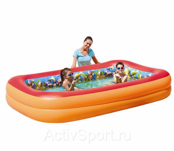 Бассейн надувной Bestway (6+) 54114 3D р262х175х51см, 778л. 2310 руб.