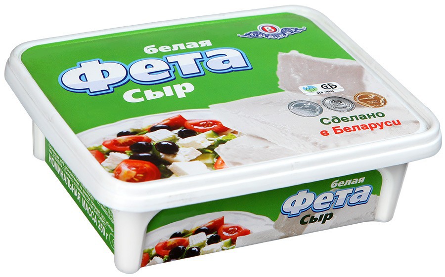 Беловежские сыры Фета белая, 40% 250г 100,00р.