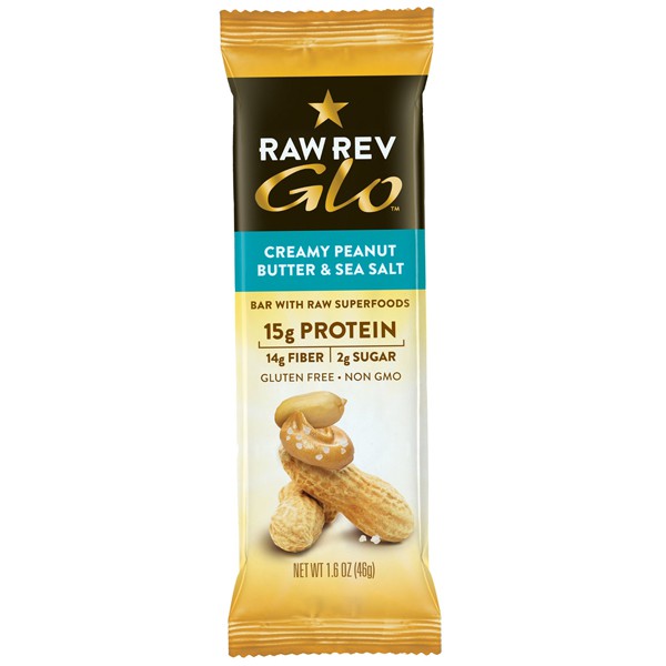  Raw Rev Glo Creamy Peanut Butter & Sea Salt, 46 