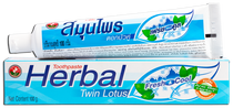 Зубная паста  Herbal TWIN LOTUS Fresh & Cool с травами свежесть и прохлада, 100 г 130руб