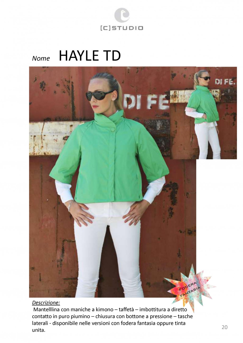 HAYLE FANT TD GIACCA