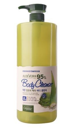       White Organia Good Natural Aloe Vera Body Cleanser 500  470 .