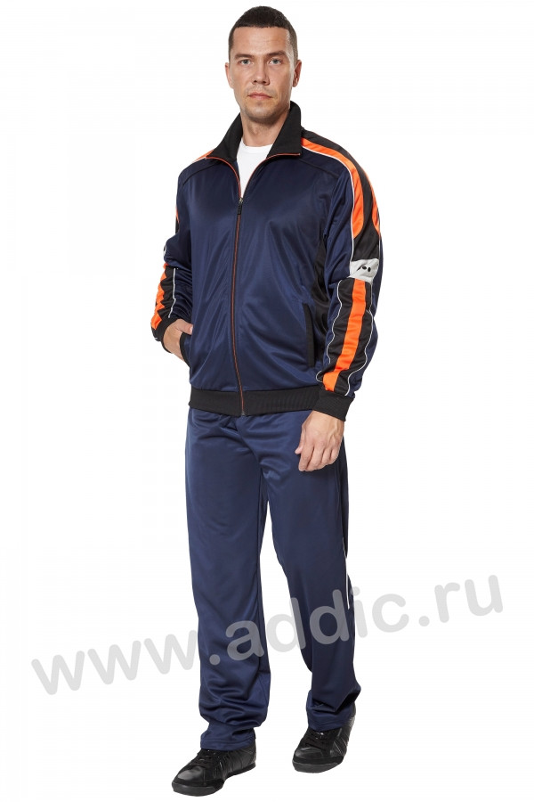 СПОРТИВНЫЙ КОСТЮМ МУЖСКОЙ (10M-AF-646) т.-синий