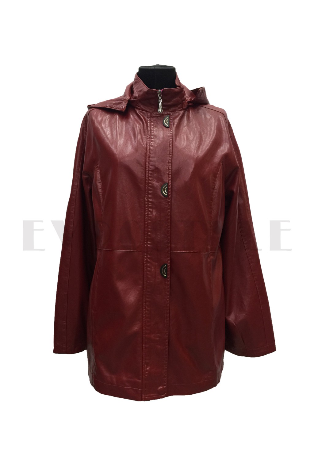куртка женская из кожзама OUMEILAI KK633