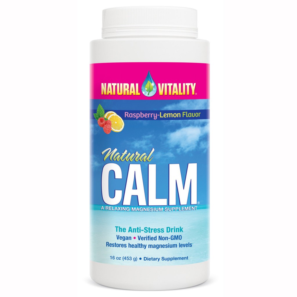 Natural Vitality, Natural Calm, The Anti-Stress Drink, Raspberry-Lemon Flavor, 16 oz (453 g)