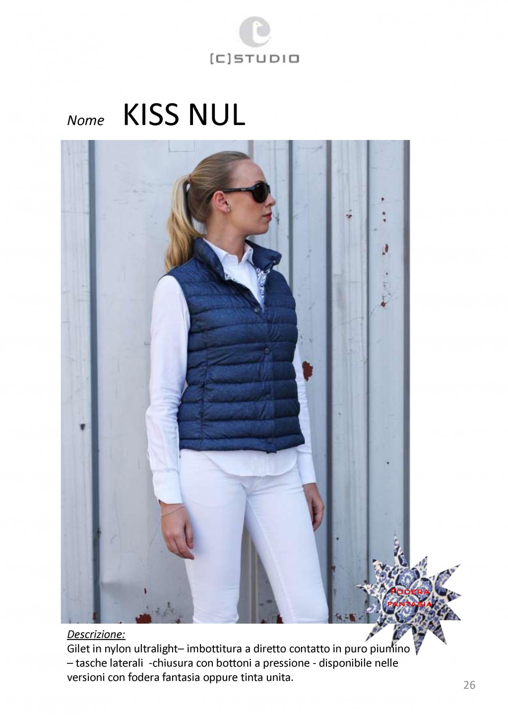 KISS FANT NUL GILET