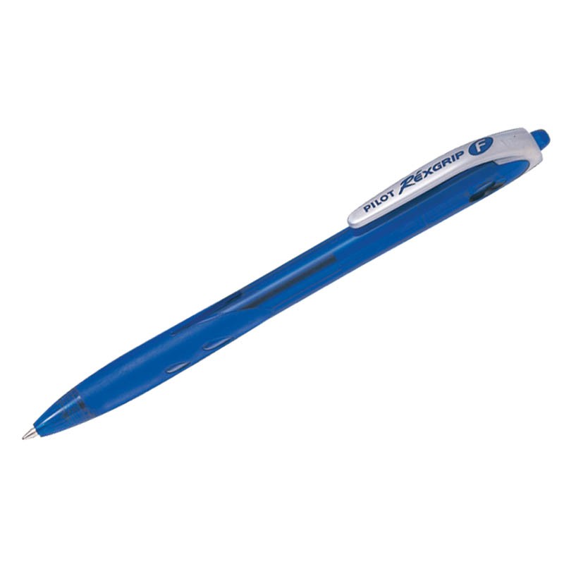 Ручка шариковая автоматическая Rexgrip синяя, 0,7мм, грип 52,08.jpg