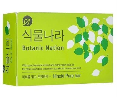 (610663) CJ Lion Мыло туалетное Botanical Nation, экстракт японского кипариса, 100 г  - 59,54 руб