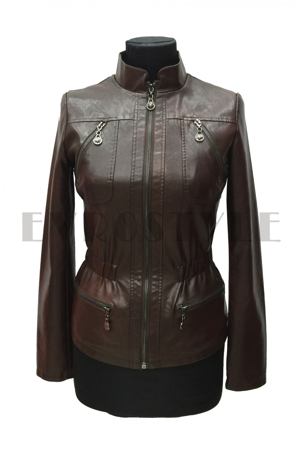 куртка женская из кожзама HOLDLUCK KK909
