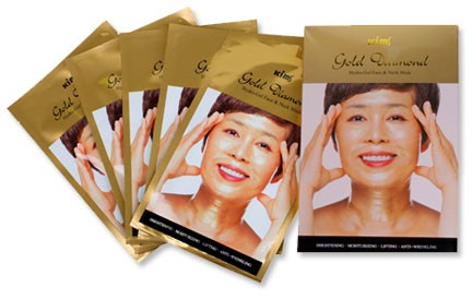        Kims Gold Diamond Hydro-Gel Face & Neck Mask (5   1 .) 40   5 . 1000 .