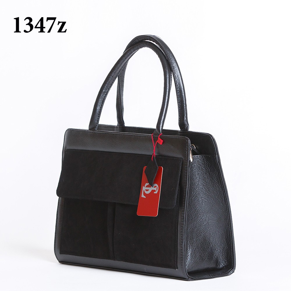 Zamshevaya-chernaya-sumka-kombinirovannaya 1970 