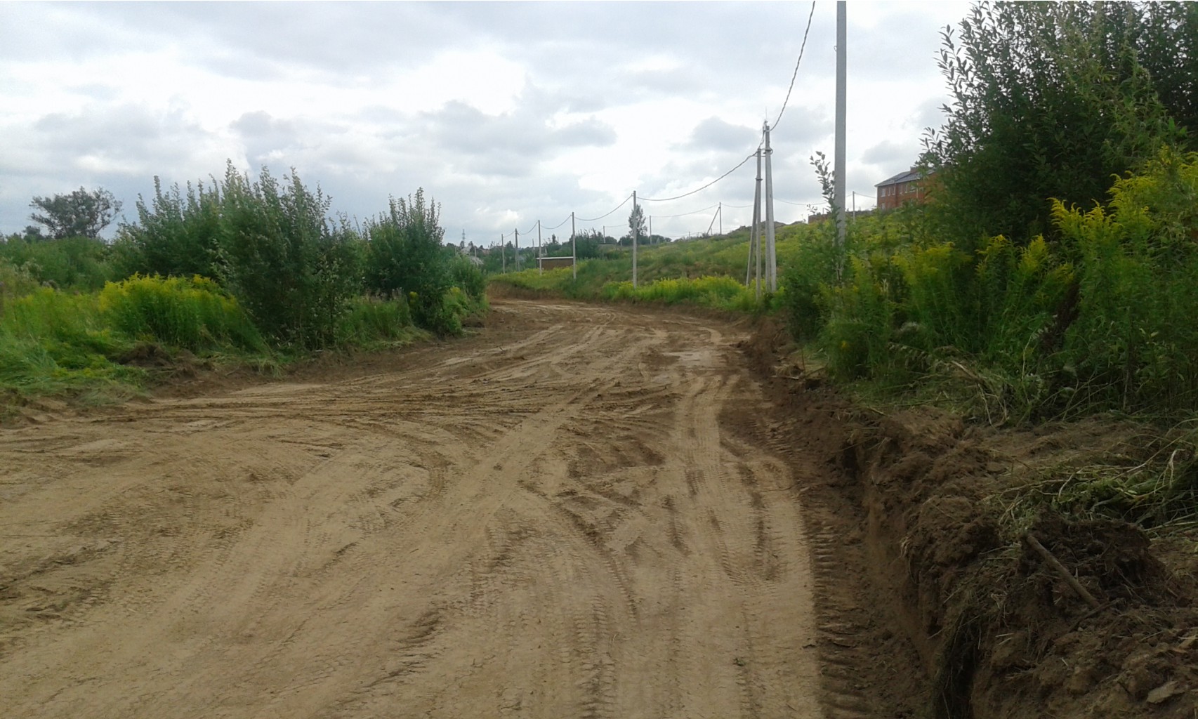 Подготовка под дорогу
