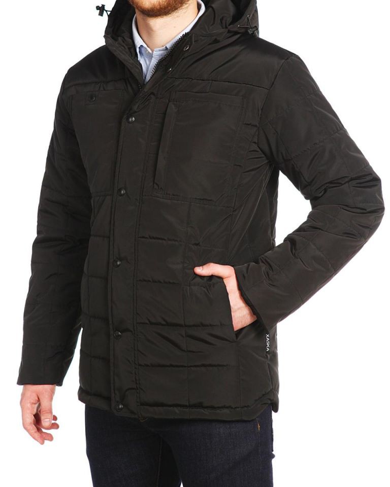 Куртка средней длины на утеплителе 15506 Black 3.jpg