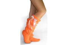 Домашние сапожки оранжевые
