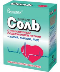 Соль Валетек Йод пониж.содерж.натрия+калия+магния 350г	24 мес	44,39
