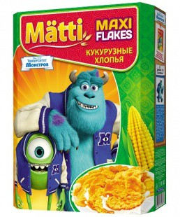 Хлопья Matti Кукурузные ,Мaxi flakes