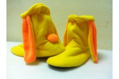 Тапки-зайцы желто-оранжевый