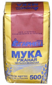 Мука Гарнец Ржаная 500г 6 мес